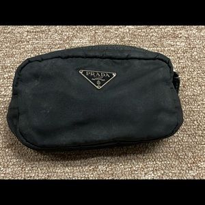 Prada mini canvas bag